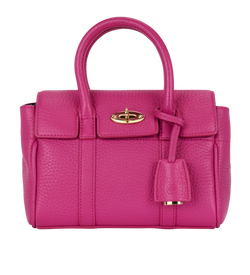 Mini Bayswater, Grained Leather, Pink, S, 4*